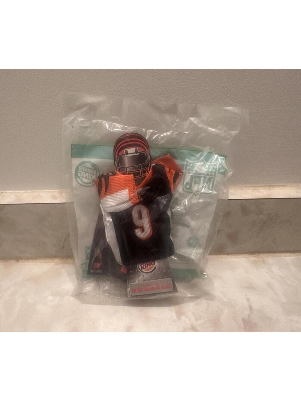 RARE 2007 NFL Cincinnati Bengals Carson Palmer Burger King Mini Jersey Toy NEW